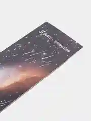 Черный набор закладок для книг "Космос"