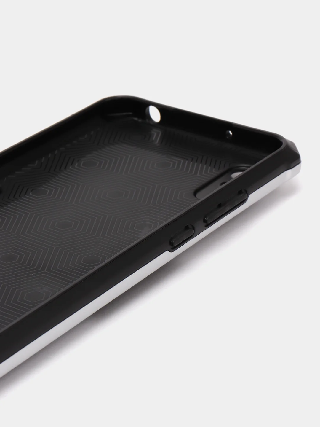 Серебряный чехол Xiaomi Redmi 9A, Сяоми Редми 9А противоударный с металлической подставкой кольцом