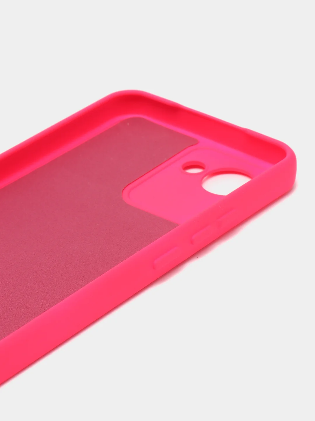 Фуксия чехол Silicone Cover для Realme C30 C30s Narzo 50i Prime Реалми С30 С30С Нарзо силиконовый