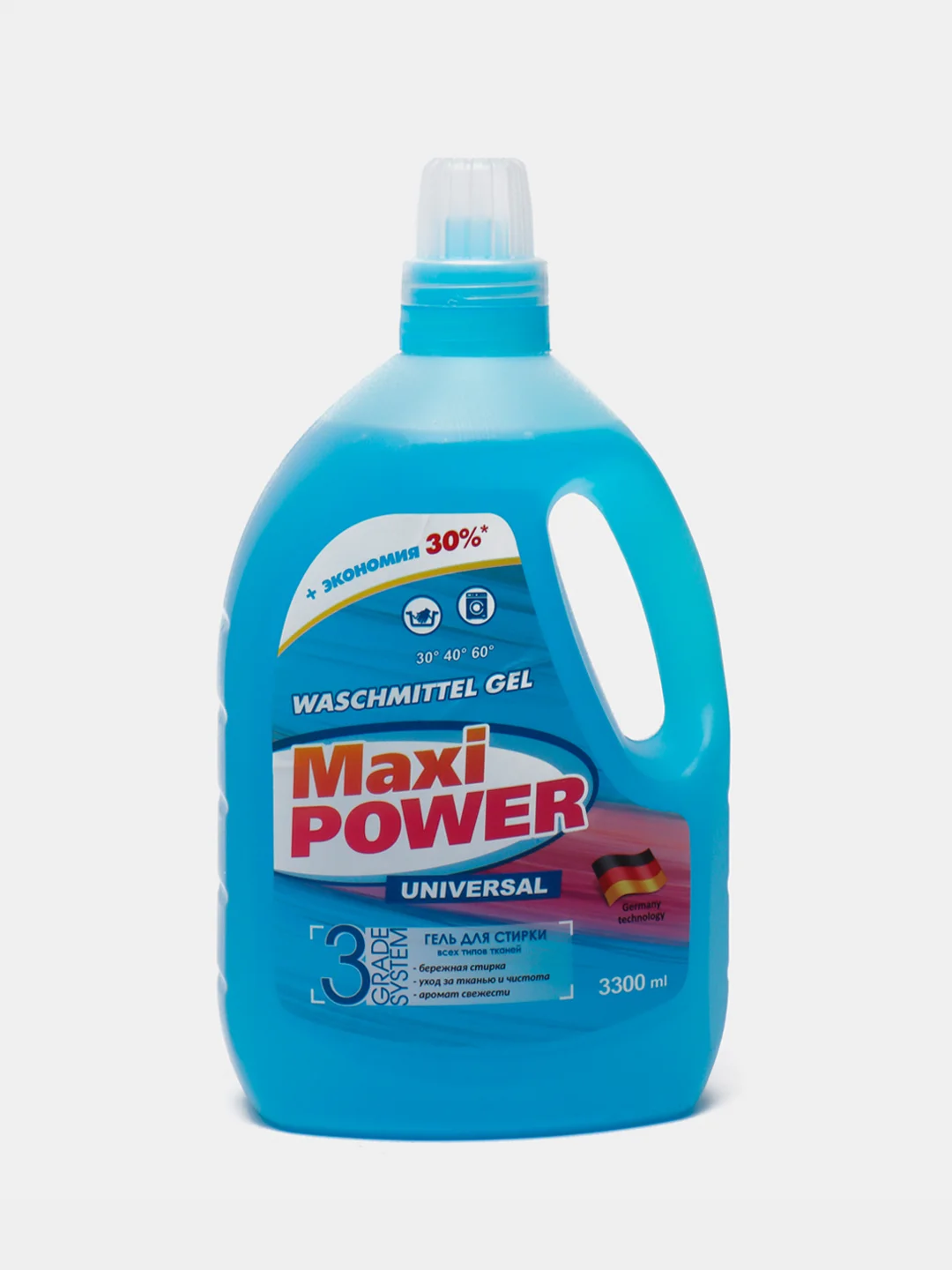 Maxi Power" гель для стирки универсальный 3300мл UNIVERSAL