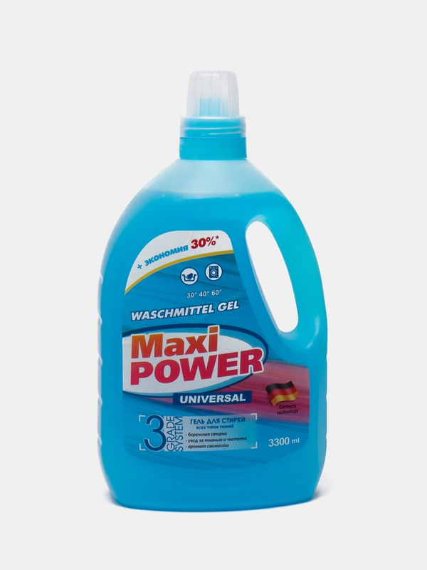 Maxi Power"  гель  для стирки универсальный  3300мл  UNIVERSAL