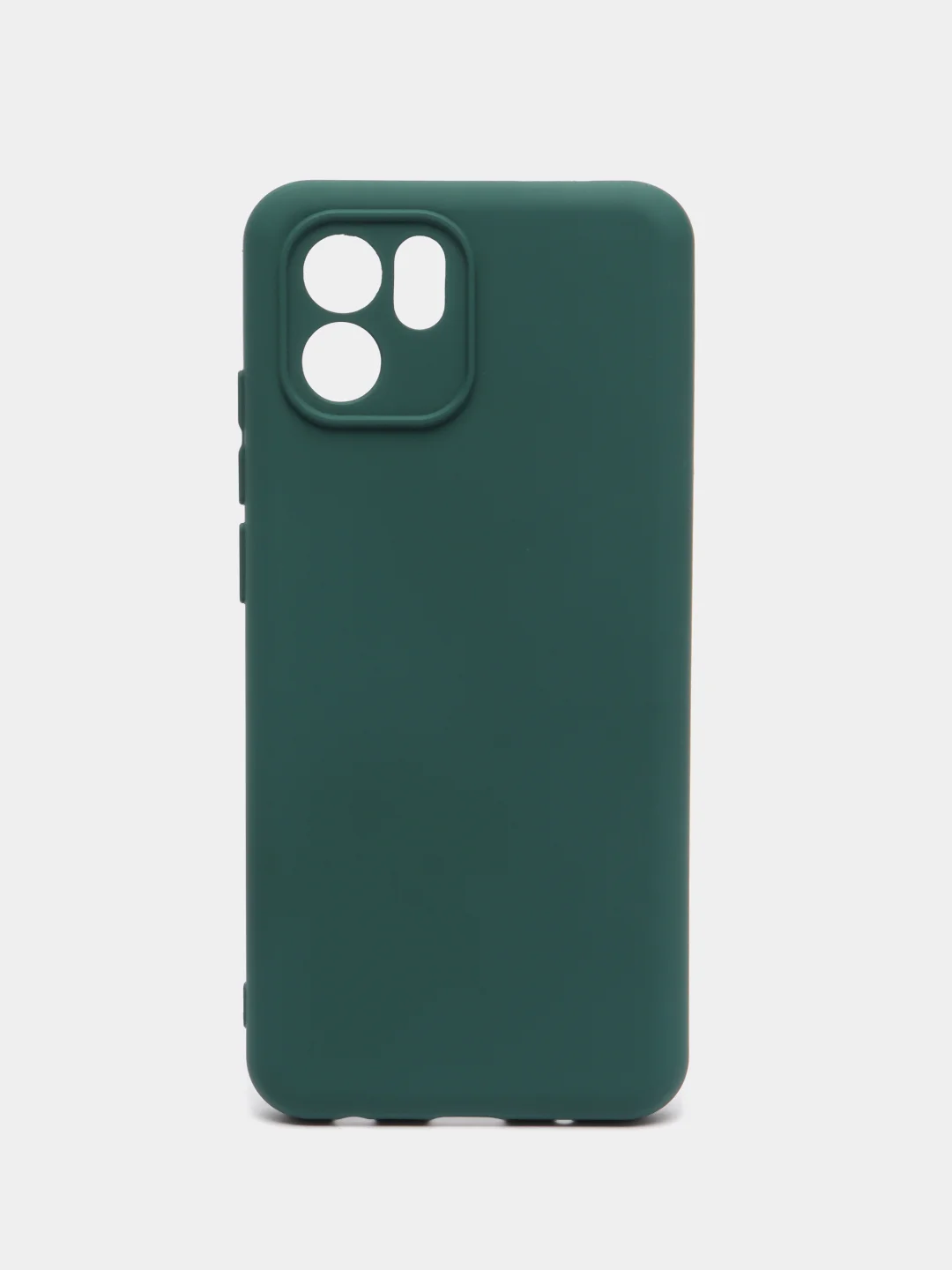 Тёмно-зелёный чехол Silicone Cover для Xiaomi Redmi A1 (Сяоми Редми А1), силиконовый
