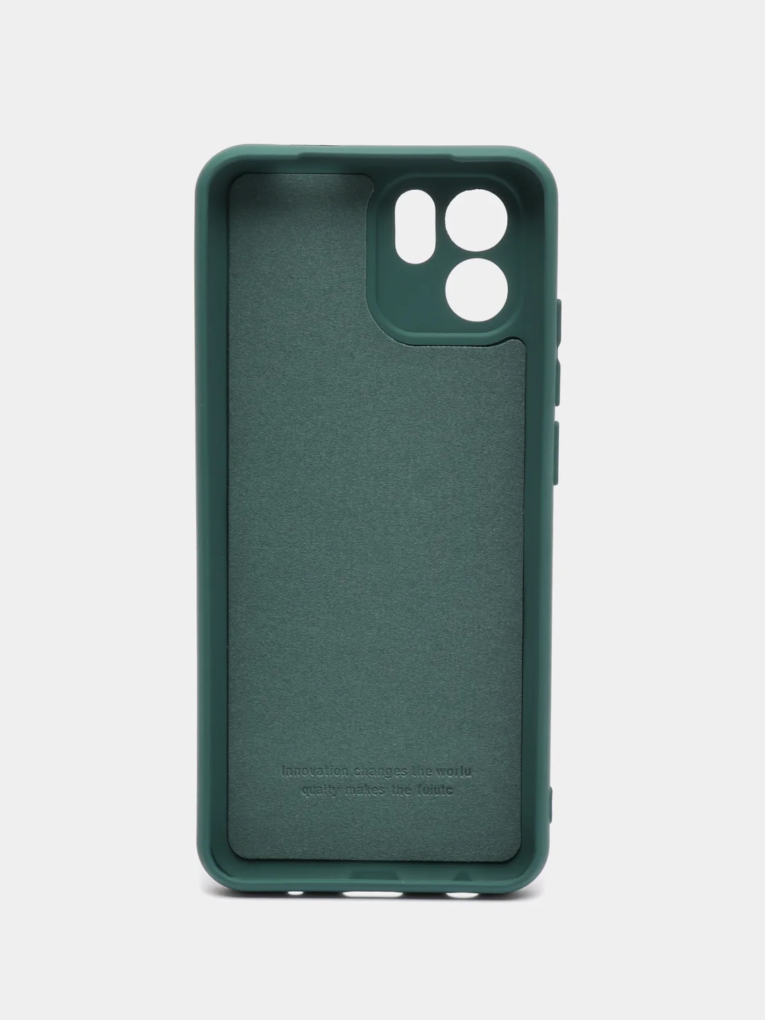 Тёмно-зелёный чехол Silicone Cover для Xiaomi Redmi A1 (Сяоми Редми А1), силиконовый