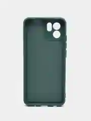 Тёмно-зелёный чехол Silicone Cover для Xiaomi Redmi A1 (Сяоми Редми А1), силиконовый