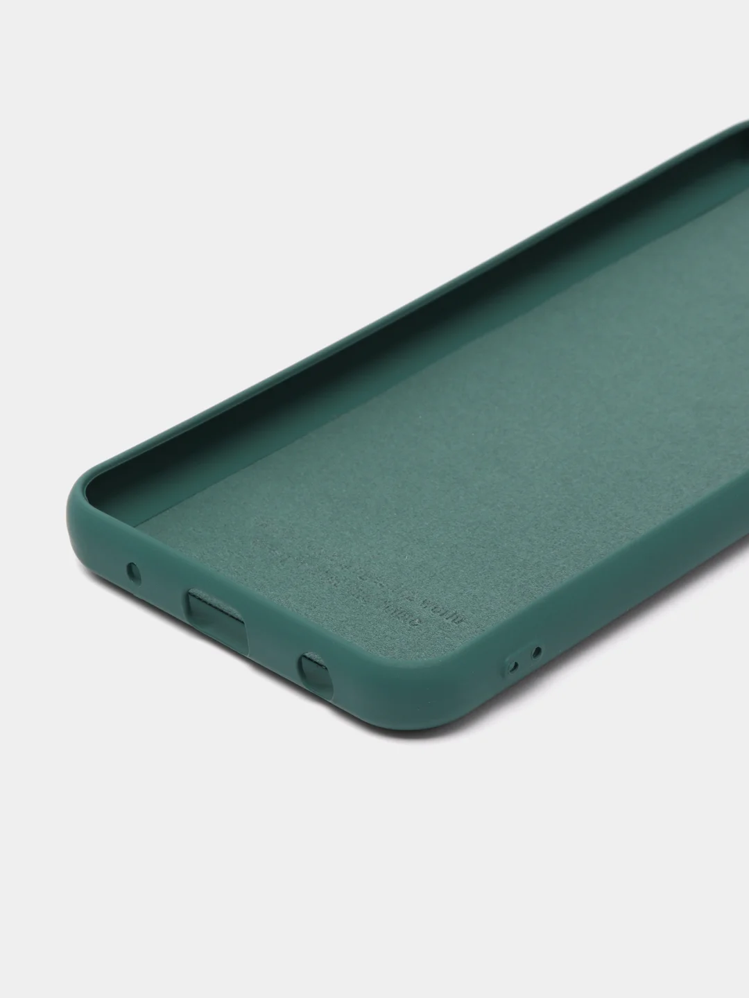 Тёмно-зелёный чехол Silicone Cover для Xiaomi Redmi A1 (Сяоми Редми А1), силиконовый