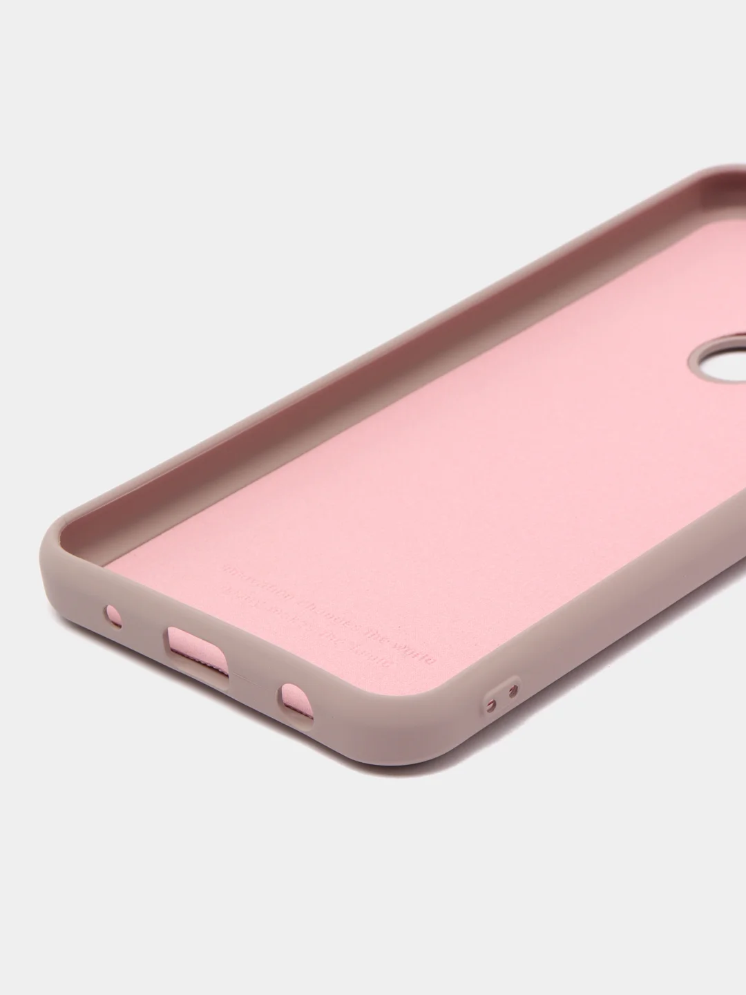 Бежевый чехол Silicone Cover Xiaomi Redmi A1 Plus A1+ A2+ Poco C51 Редми A1 Плюс А1+  силиконовый