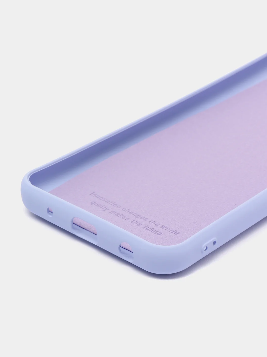 Лавандовый чехол Silicone Cover для Xiaomi Redmi A1 (Сяоми Редми А1), силиконовый