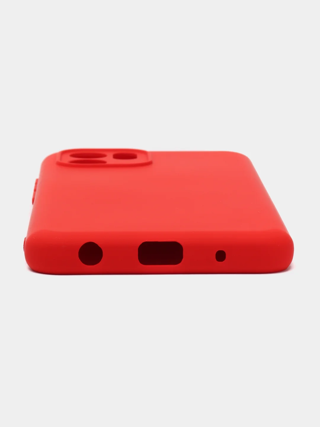 Красный чехол Silicone Cover для Xiaomi Redmi A1 (Сяоми Редми А1), силиконовый