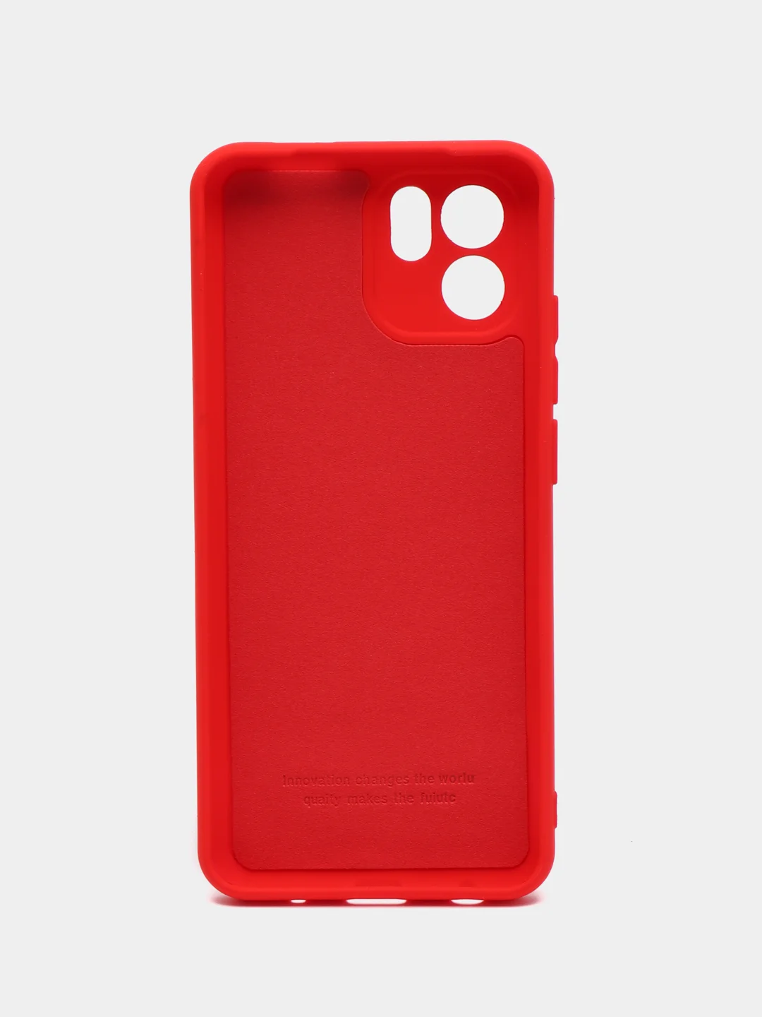 Красный чехол Silicone Cover для Xiaomi Redmi A1 (Сяоми Редми А1), силиконовый