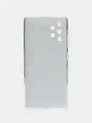 Хаки силиконовый чехол на Samsung Galaxy A32 / Самсунг А32 прозрачный с рисунком, защита камеры