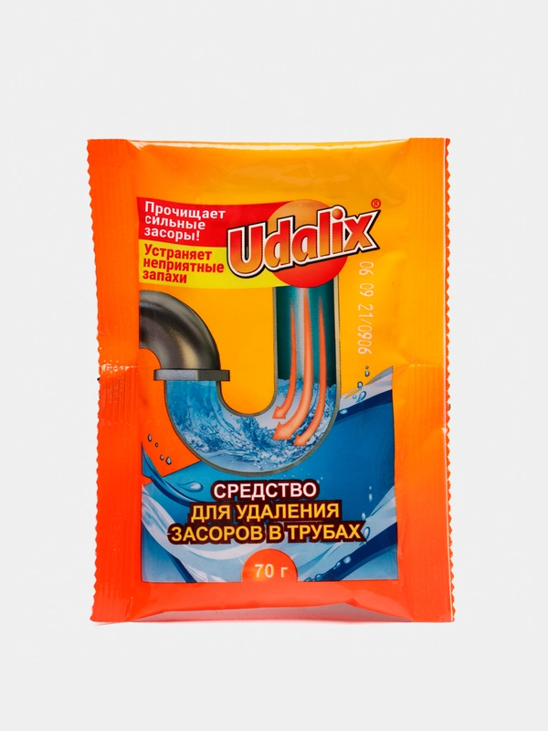 Средство для удаления засоров в трубах Udalix, 70 г