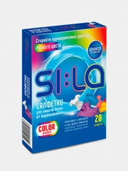 SI:LA Салфетки для стирки "COLOR PROTECT" для защиты цвета, 20шт