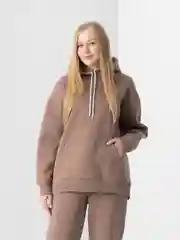 Бежевый меланж спортивный костюм, женский, с начесом