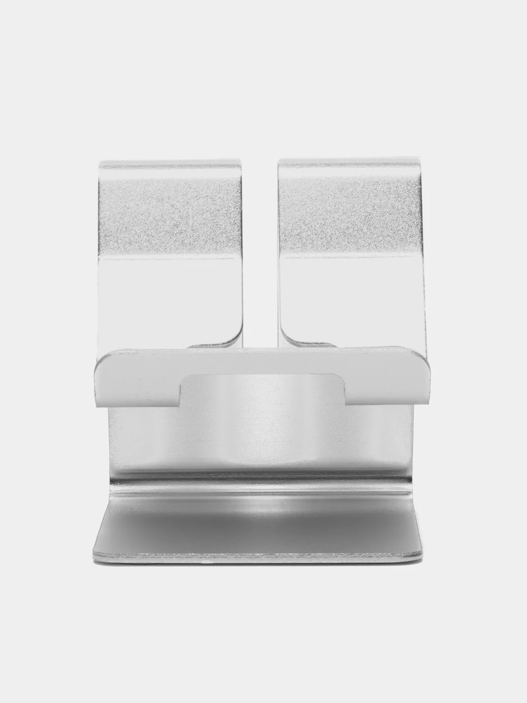 Серебряный подставка для смартфона ROSCO металлическая универсальная с силиконовыми ножками на стол