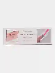 Система для нанесения блёсток на ногти, цвет белый
