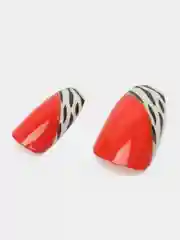 Лазурный накладные ногти 12шт