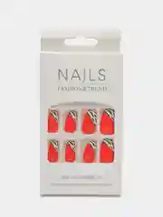 Лазурный накладные ногти 12шт