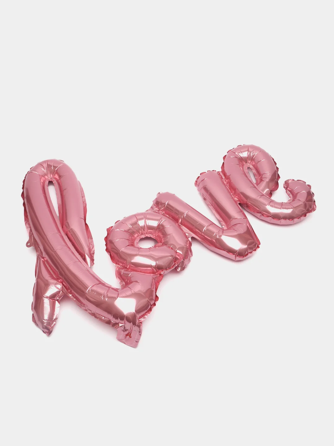 Розовый фольгированные воздушные шары "Love"