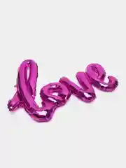 Фиолетовый фольгированные воздушные шары "Love"