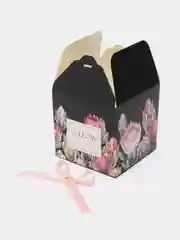 Черный коробка упаковочная подарочная куб 12 х 12 х 12 см