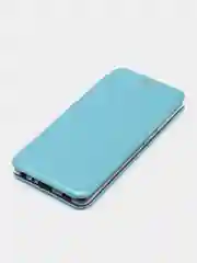 Голубой samsung A01, A10, A11, A20, A30, A21S, A41, A50, A51, А52,A71, M21, M31, M31S чехол-книжка
