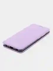 Сиреневый samsung A01, A10, A11, A20, A30, A21S, A41, A50, A51, А52,A71, M21, M31, M31S чехол-книжка