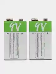 Аккумуляторные батарейки с зарядкой от USB 9 В. Крона