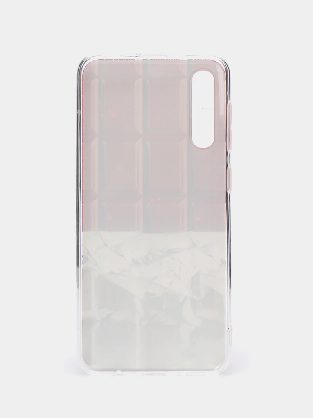 Медный силиконовый чехол на Samsung Galaxy A50/A30s / Самсунг А50/А30s прозрачный, с рисунком