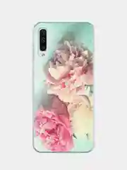 Конфетный силиконовый чехол на Samsung Galaxy A50/A30s / Самсунг А50/А30s прозрачный, с рисунком