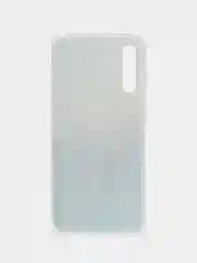 Небесно-голубой силиконовый чехол на Samsung Galaxy A50/A30s / Самсунг А50/А30s прозрачный, с рисунком