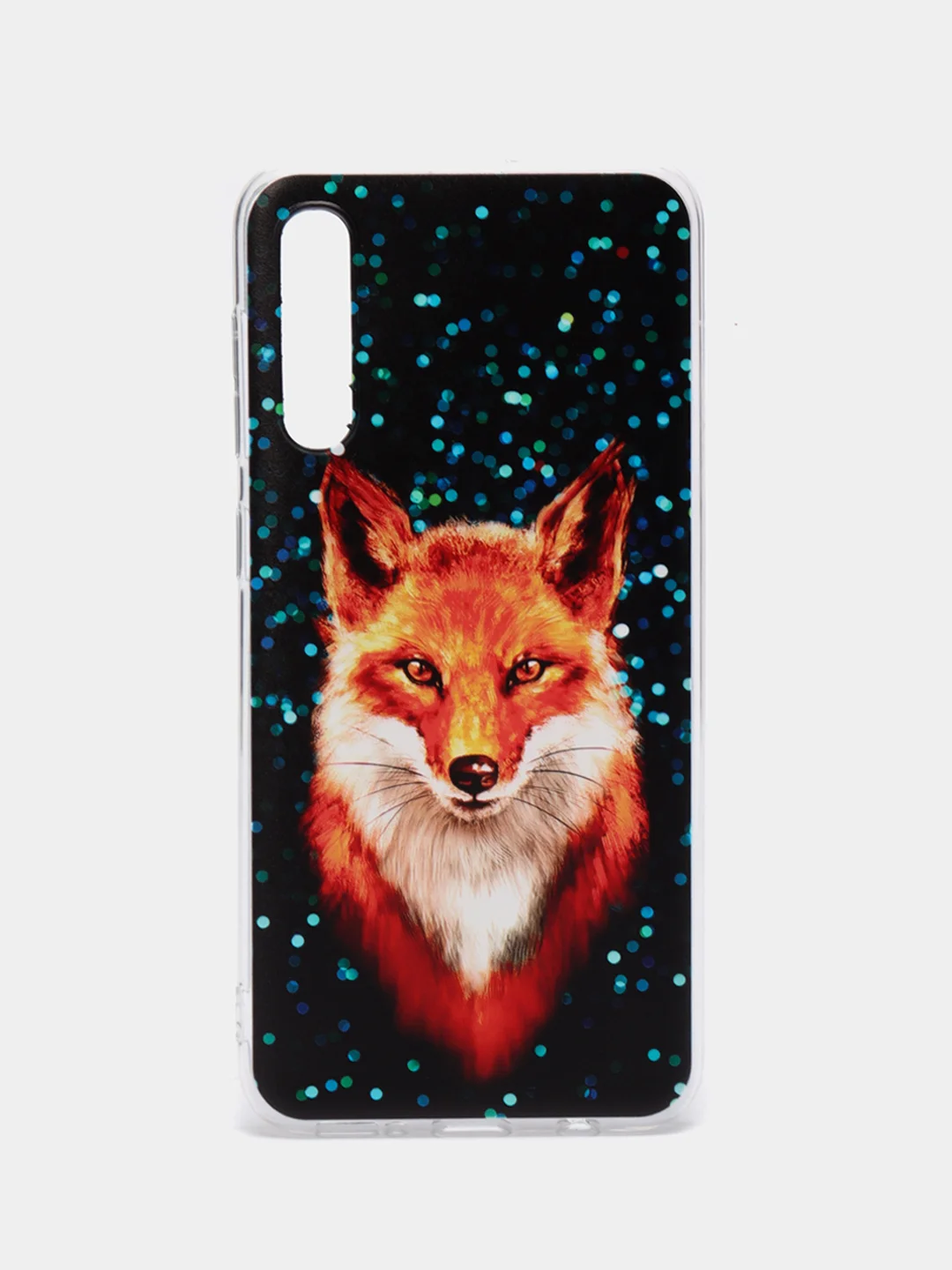 Рыжий силиконовый чехол на Samsung Galaxy A50/A30s / Самсунг А50/А30s прозрачный, с рисунком