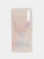 Оранжевый силиконовый чехол на Samsung Galaxy A50/A30s / Самсунг А50/А30s прозрачный, с рисунком