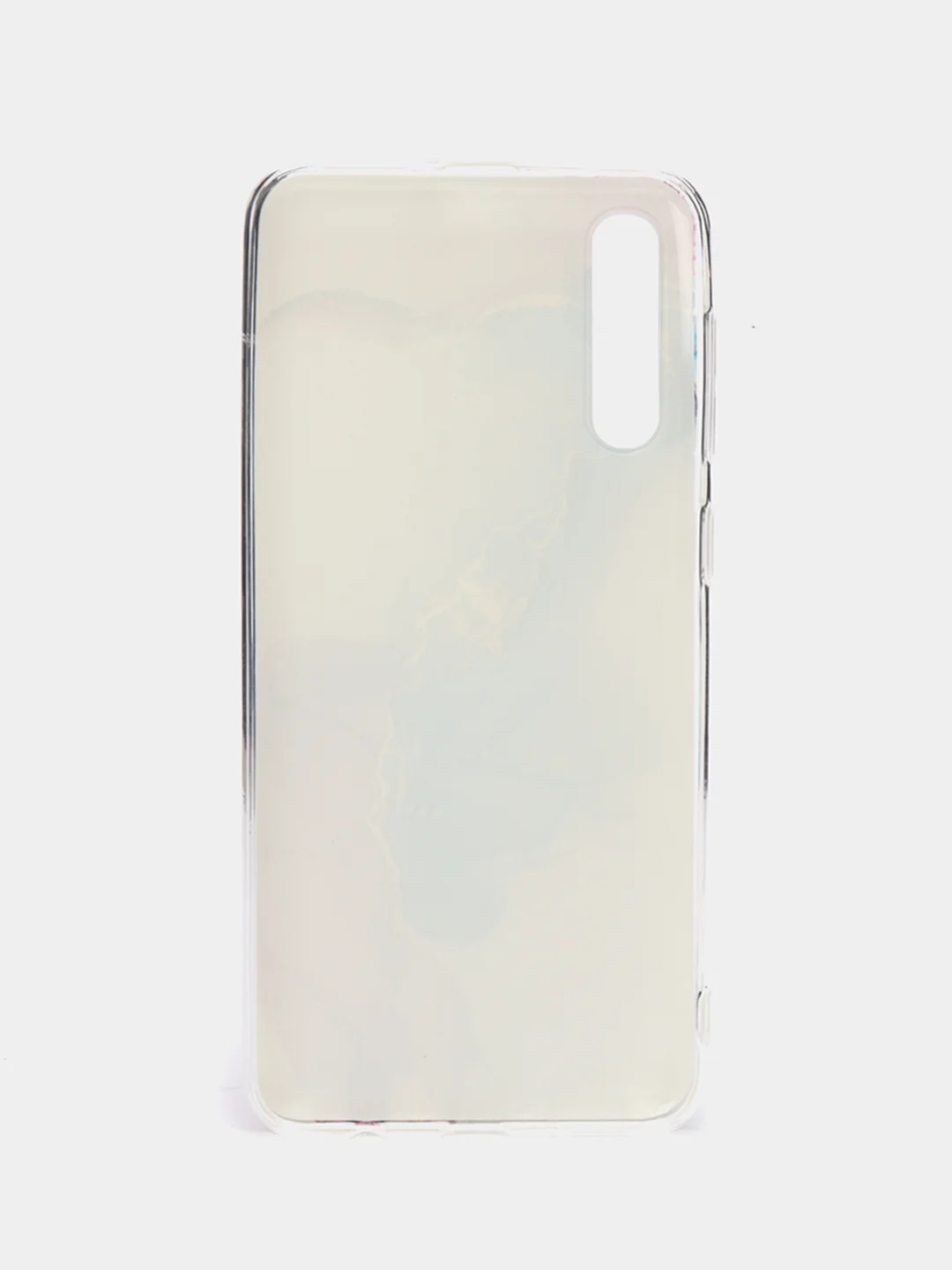 Ледяной силиконовый чехол на Samsung Galaxy A50/A30s / Самсунг А50/А30s прозрачный, с рисунком