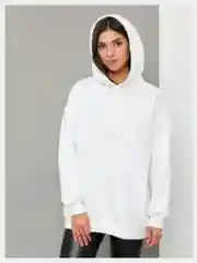 Белый худи, толстовка женская
