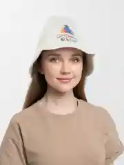 Банная шапка "С Новым Годом!", с рисунком елки
