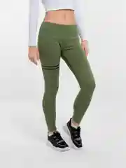 Зелёный хаки легинсы женские