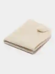 Белый коврик для бани