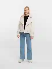 Бежевый дубленка женская