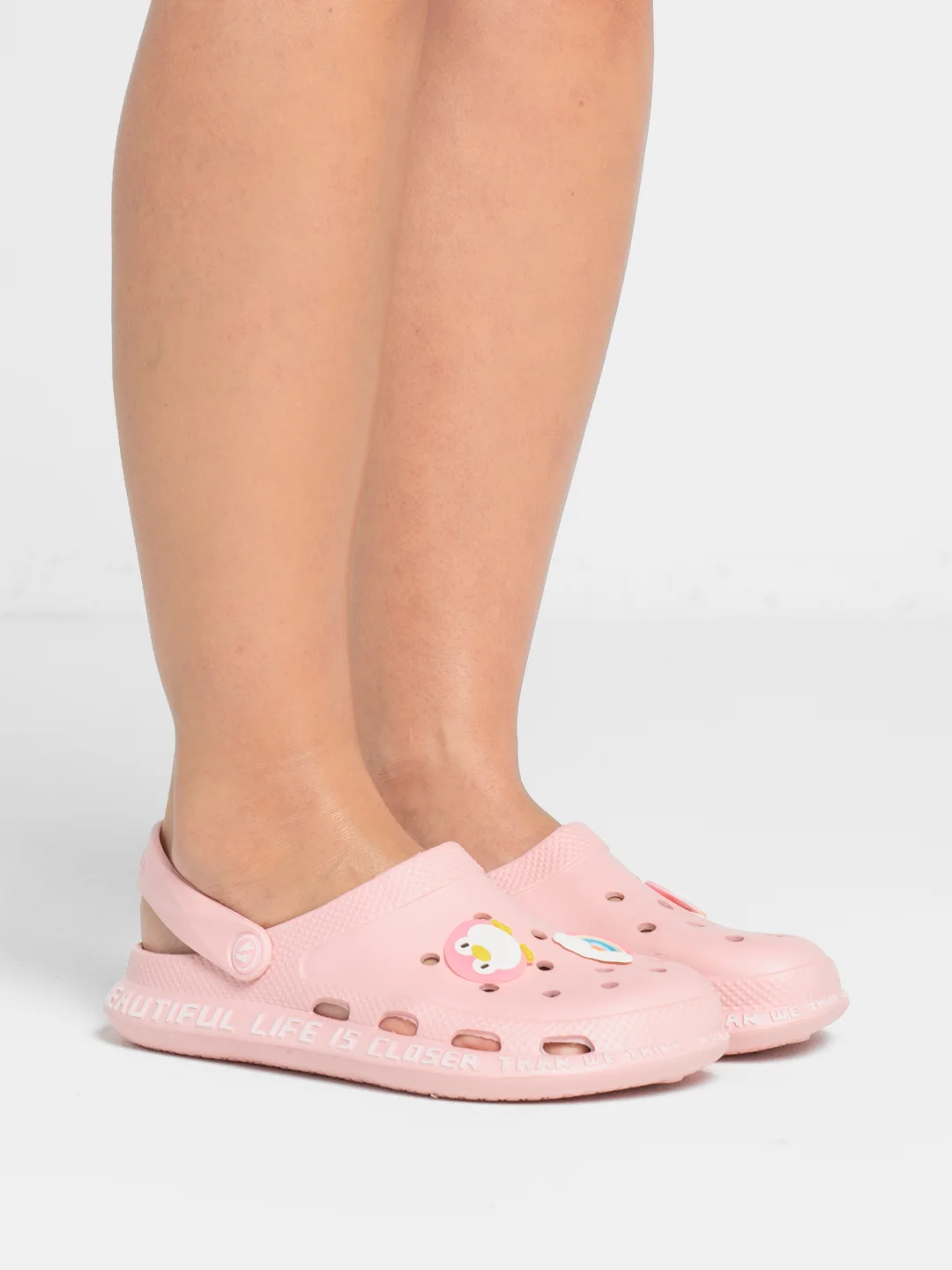 Розовый сабо женские IZI, размеры 37-40