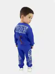 Синий костюм для мальчиков