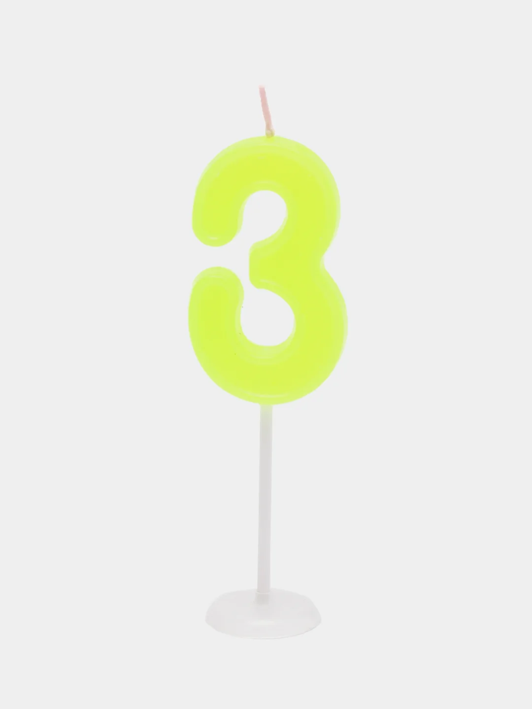 Свеча в торт "3"