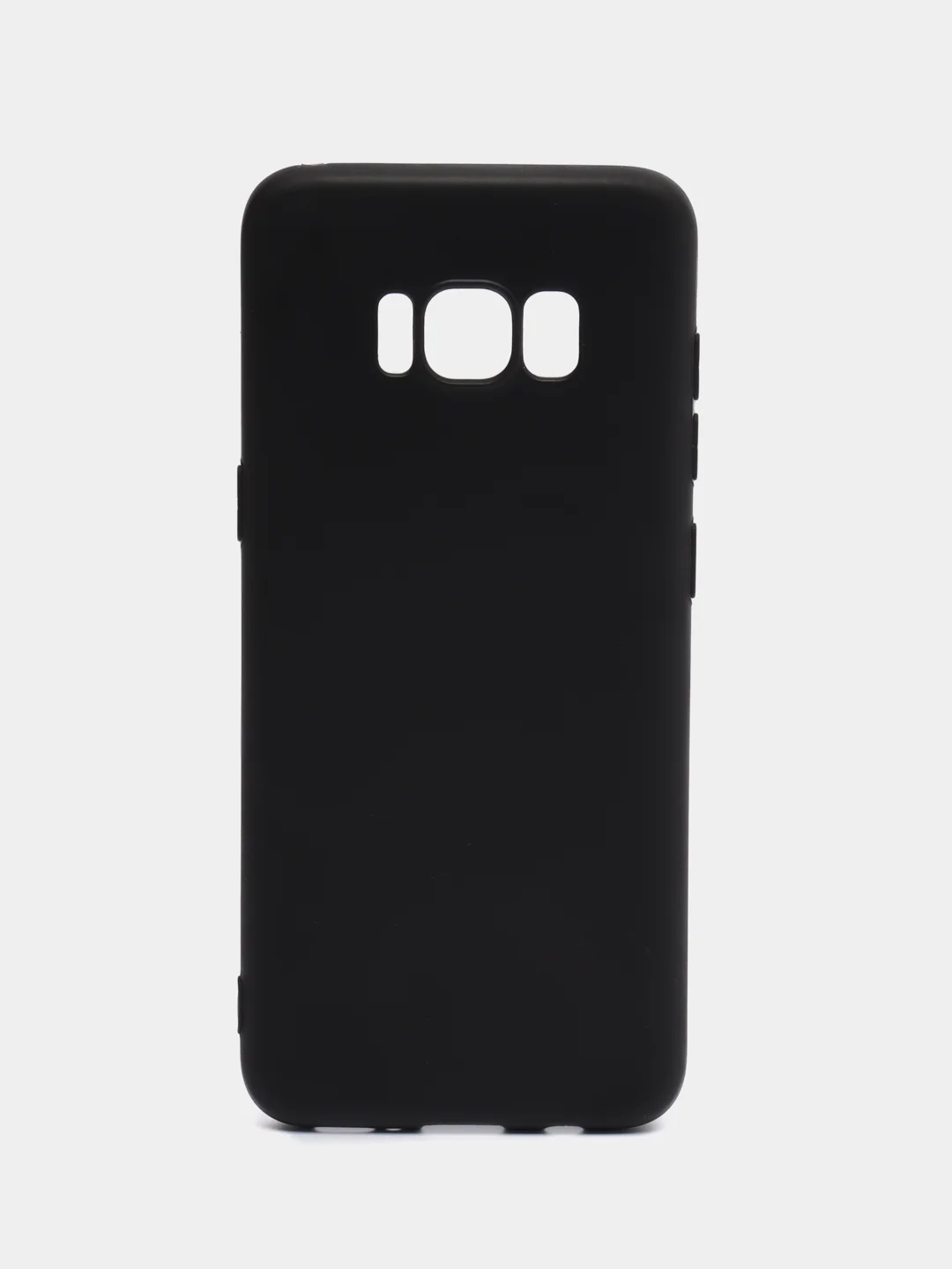 Черный чехол Samsung Galaxy S8, Самсунг Галакси С8 силиконовый