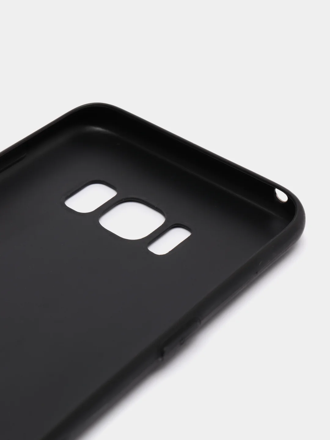 Черный чехол Samsung Galaxy S8, Самсунг Галакси С8 силиконовый