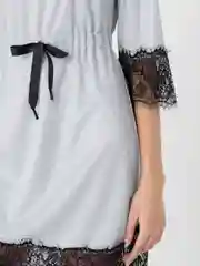 Серебряный платье вечернее, женское