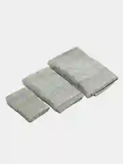 Приглушённый хаки полотенце махровое набор для бани, 70/140 см, 50/90 см, 40/70 см, 3 штуки