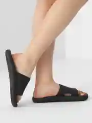 Черный сланцы мужские, сланцы женские IZI, размеры 36-45