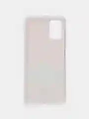 Фиолетовый чехол Samsung Galaxy A03s силиконовый с рисунком (Самсунг Галакси А03с)