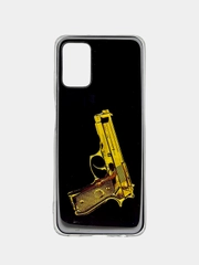 Чехол Samsung Galaxy A03s силиконовый с рисунком (Самсунг Галакси А03с)