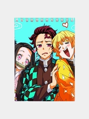 Блокнот аниме Клинок рассекающий демонов Demon Slayer