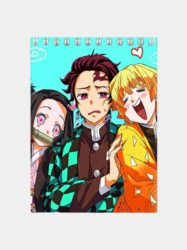 Блокнот аниме Клинок рассекающий демонов Demon Slayer